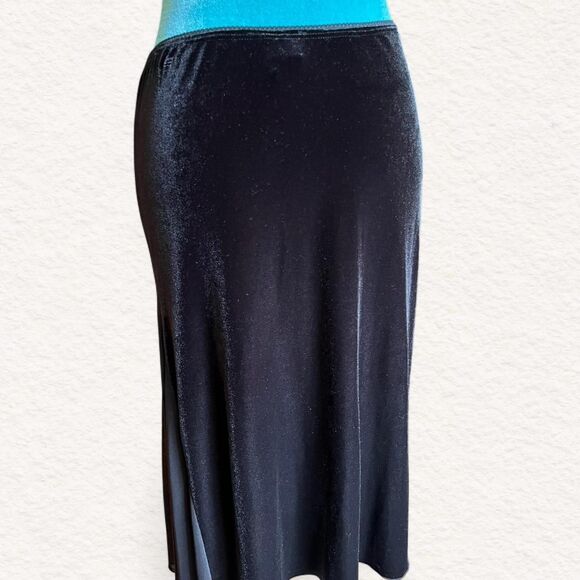 Vintage Y2K Whimsigoth Velvet Midi Skirt by Divine size M whimsygoth goth 90's - Picture 4 of 7
